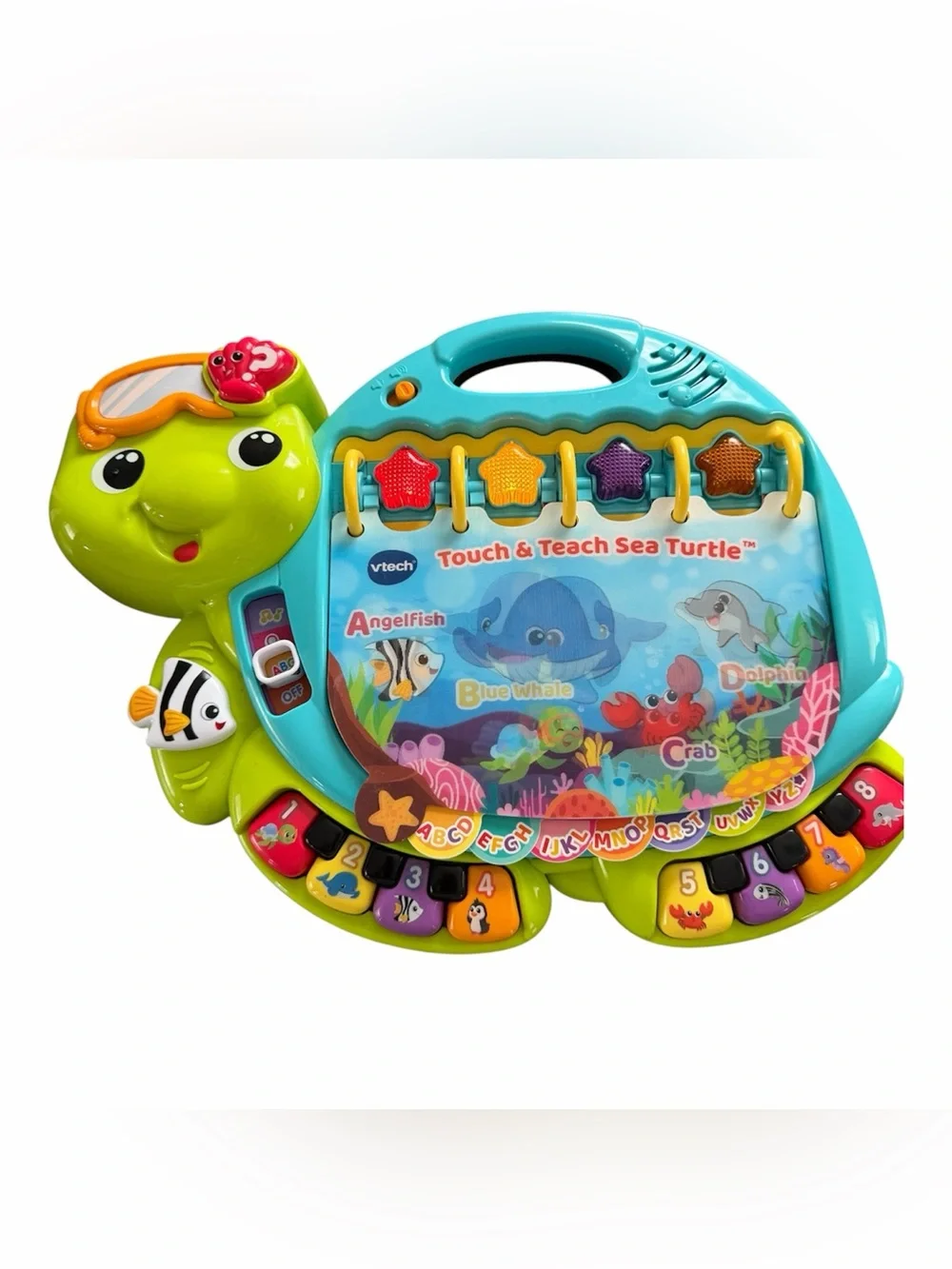 V Tech Touch and Teach Sea Turtle Interactive Learning Book for Toddlers - Works - Picture 4 of 6